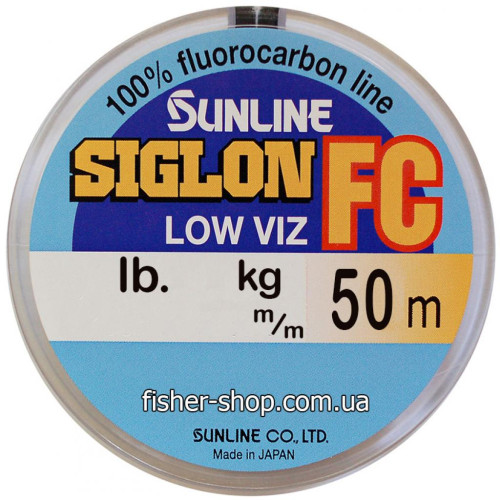 Флюорокарбон Sunline SIG-FC 50м 0.415мм 10.9кг поводковый (1658.01.45)