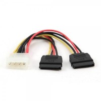 Кабель живлення Molex to 2xSATA power 0.3m Cablexpert (CC-SATA-PSY-0.3M)