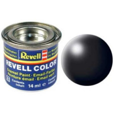 Аксесуари до збірних моделей Revell Фарба емалева № 302 Чорна шовково-матова (RVL-32302)