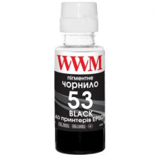 Чорнило WWM HP GT53 100г Black Pigment, для Ink Tank 115/315/319 (H53BP)