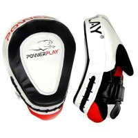 Лапи боксерські PowerPlay 3042 PU Black/White (PP_3042)