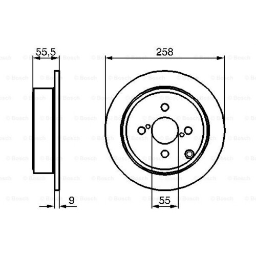 Гальмівний диск Bosch 0 986 479 086