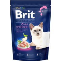 Сухий корм для кішок Brit Premium by Nature Cat Adult Chicken 1.5 кг (8595602553129)