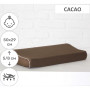 Подушка MirSon ортопедична 6120 Delicate satin Cacao Kiddy Boy 50х29х5/8 (2200003262742)