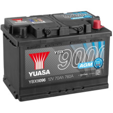 Акумулятор автомобільний Yuasa 12V 70Ah AGM Start Stop Plus Battery (YBX9096)