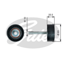 Ролик натягувача ременя Gates T36772