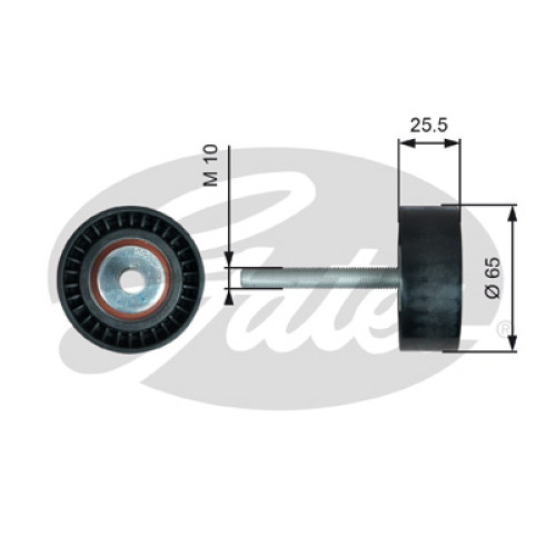 Ролик натягувача ременя Gates T36772