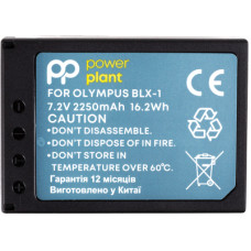 Акумулятор до фото/відео PowerPlant Olympus BLX-1 2250mAh (CB970582)