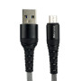 Дата кабель USB 2.0 AM to Micro 5P 1.0m MI-14 2A Black-Gray Mibrand (MIDC/14MBG)