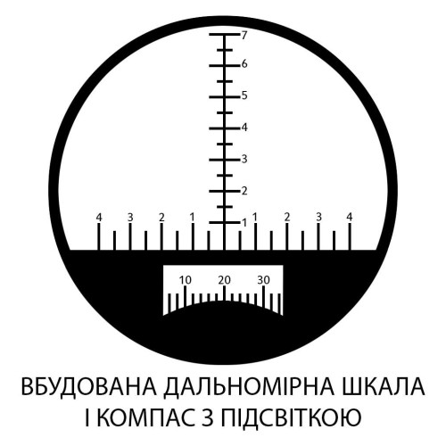 Бінокль Sigeta General 10x50 Camo Floating/Compass/Reticle (65860)