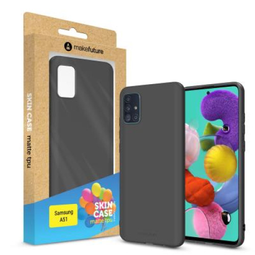 Чохол до мобільного телефона MakeFuture Samsung A51 Skin (Matte TPU) Black (MCS-SA51BK)