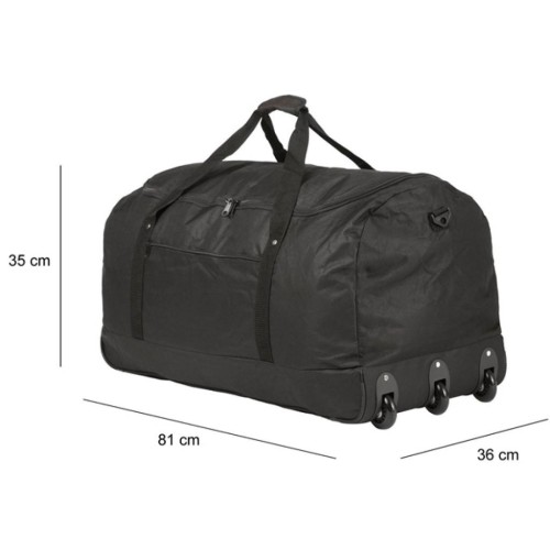 Дорожня сумка TravelZ на колесах Wheelbag 100 Black (603091)