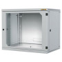 Шафа настінна Conteg 12U 600x600 removable side panels RAL7035 (RUN-12-60/60)