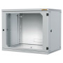 Шафа настінна Conteg 12U 600x600 removable side panels RAL7035 (RUN-12-60/60)