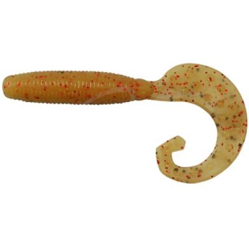 Силікон рибальський Reins FAT G TAIL GRUB 3" B09 Smoke Mustard 10шт (1552.00.52)