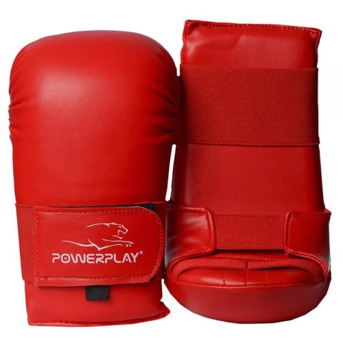 Рукавички для карате PowerPlay 3027 Червоні M (PP_3027_M_Red)