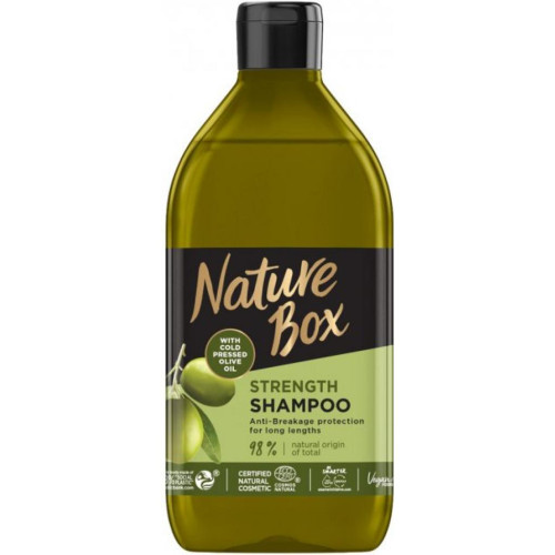 Шампунь Nature Box для зміцнення довгого волосся 385 мл (9000101250961)