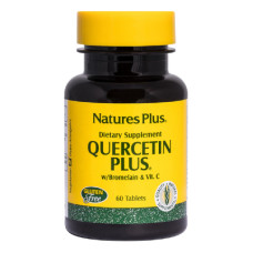 Трави Natures Plus Кверцетин Плюс і Вітамін С, Quercetin Plus with Vitamin C Na (NTP2564)