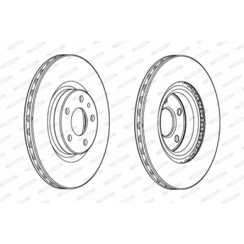 Гальмівний диск FERODO DDF2329C
