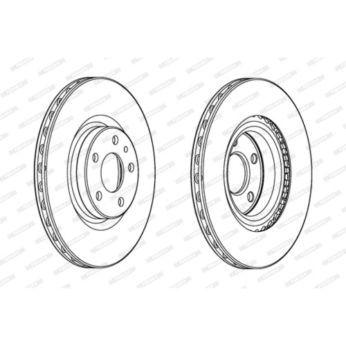 Гальмівний диск FERODO DDF2329C