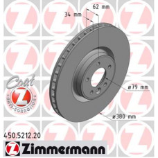 Гальмівний диск ZIMMERMANN 450.5212.20