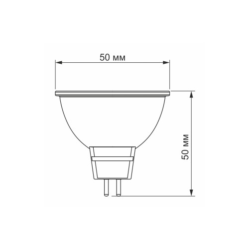 Лампочка TITANUM LED MR16e 6W GU5.3 4100K (VL-MR16e-06534)