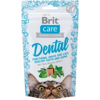 Ласощі для котів Brit Care Dental з індичкою 50 г (8595602521371)