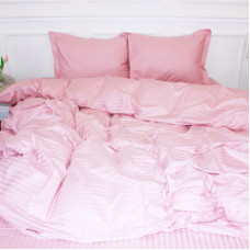 Підковдра MirSon Satin Stripe 30-0007 Pink 175х210 см (2200005250020)