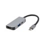 Концентратор Cablexpert USB-C 3-in-1 (USB/HDMI/PD) (A-CM-COMBO3-02)