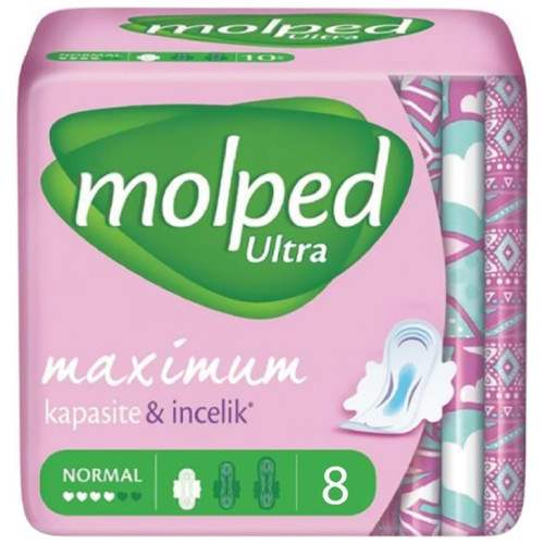 Гігієнічні прокладки Molped Ultra Normal 4 краплі 8 шт. (8690536807376)