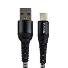 Дата кабель USB 2.0 AM to Type-C 1.0m MI-14 2A Black-Gray Mibrand (MIDC/14TBG)