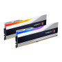 Модуль пам'яті для комп'ютера DDR5 64GB (2x32GB) 6000 Trident Z5 RGB Silver G.Skill (F5-6000J3238G32GX2-TZ5RS)