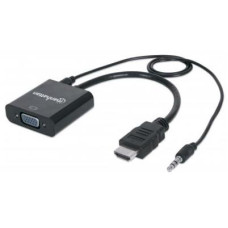 Перехідник HDMI M to VGA F Manhattan (151450)