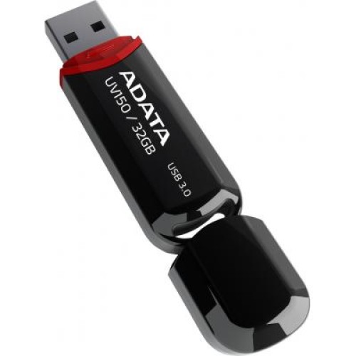 USB флеш накопичувач ADATA 32Gb UV150 Black USB 3.0 (AUV150-32G-RBK)