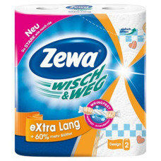 Паперові рушники Zewa Wisch & Weg Extra Lang 2 шари 2 рулони (7322540833300/7322540973174)
