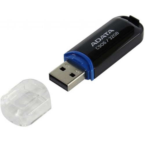 USB флеш накопичувач ADATA 32GB C906 Black USB 2.0 (AC906-32G-RBK)