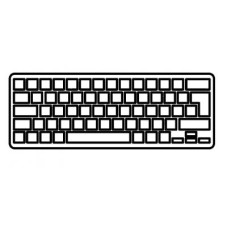 Клавіатура ноутбука MSI Wind U135/U160 черная с золотистой рамкой RU (V103622CK1)