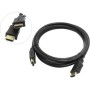 Кабель мультимедійний HDMI to HDMI 1.8 m V2.0 Vinga (VCPDCHDMIMM1.8BK)