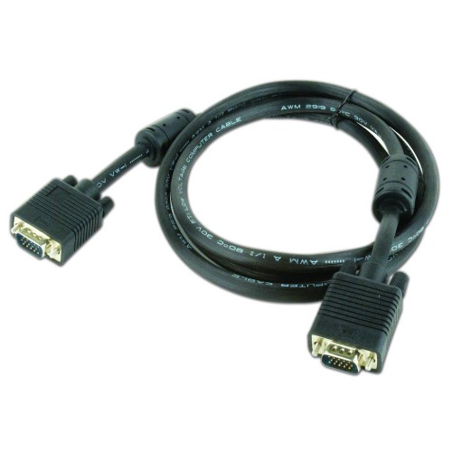 Кабель мультимедійний VGA 1.8m HD15M Pro black REAL-EL (EL123500043)