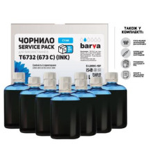 Чорнило Barva EPSON L800/L810/L850/L1800 10x100 мл CYAN (E-L800C-1SP)