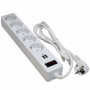 Мережевий фільтр живлення Patron 1.8m + 2 USB 2.0, 2.1A, 5 роз. White (EXT-PN-SP-52-USB-W)