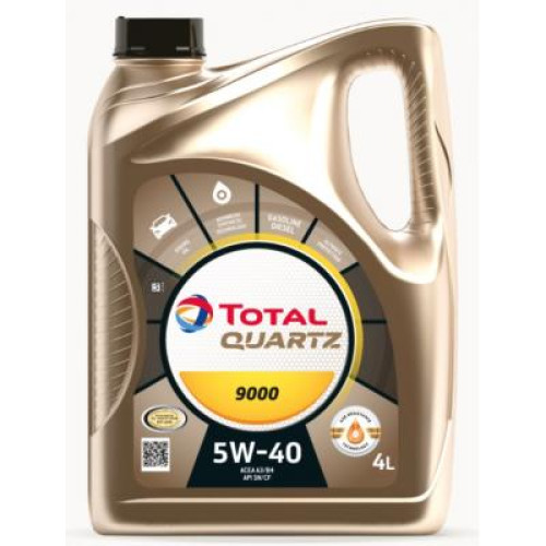 Моторна олива Total QUARTZ 9000 5W-40 4л (TL 216565)