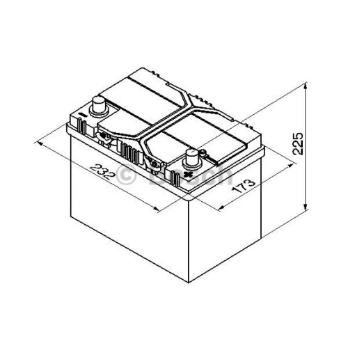 Акумулятор автомобільний Bosch 60А (0 092 S40 240)