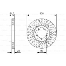 Гальмівний диск Bosch 0 986 479 B11