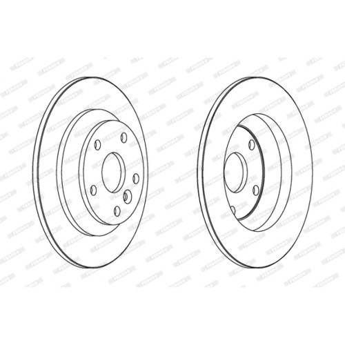 Гальмівний диск FERODO DDF1616