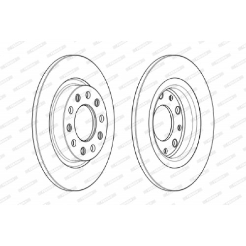 Гальмівний диск FERODO DDF2333C