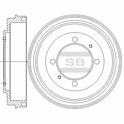 Гальмівний диск HI-Q SD4318