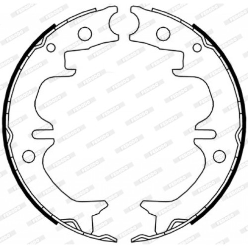 Гальмівні колодки FERODO FSB4069