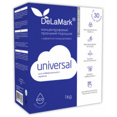 Пральний порошок DeLaMark Premium Line Universal з ефектом кондиціонера 1 кг (4820152330963)