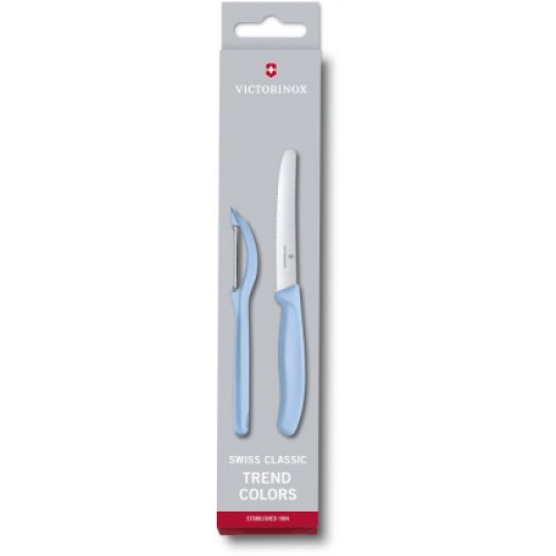 Набір ножів Victorinox SwissClassic Paring Set Universal Light Blue (6.7116.21L22)